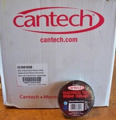 Cantech 330-01 3/4″ x 65ft UL Electrical Tape 72 Pack Set Lot Bulk