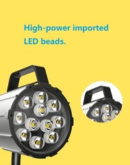 XUNDE12W 110V-220V IP68 Machine Lighting Adjustable Aluminum Alloy LED Silver