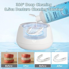 Ultrasonic Retainer Cleaner – 250ml Alcohol-Free Solution for Dental Hygiene