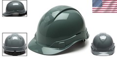 ANSI Z897.1 Certified Slate Gray Cap Style Hard Hat – Comfortable Protection