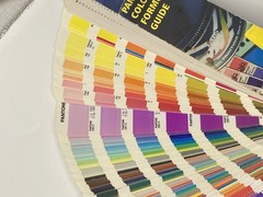 Pantone Color Formula Guide Coated & Uncoated 2001 First Edition Palate Sample