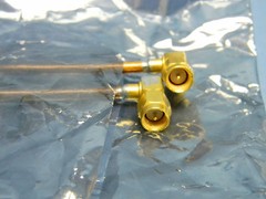 (2) NEW 32” SMA RF Coaxial Semi-Rigid Copper Hard-lines DC-18GHz