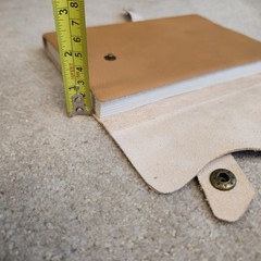 Genuine Italian Leather Journal Pratesia Florence Made In Italy 8.5”x6” Tan