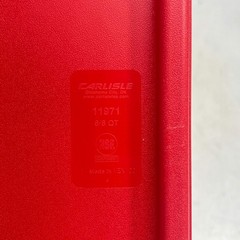 CARLISLE (6 PACK) Square Food Storage Container Lid 6-8qt Red 1197105