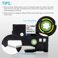 10PK Compatible TZe231 Tze-231 12mm 0.47 In Laminated White TZ Tape with Brother