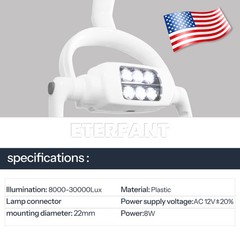 ETERFANT 8W/9W/55W Dental LED Oral Surgical Lamp Induction Light Operating Lamp
