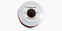 Powerwerx 24 AWG Red Black Bonded Zip Cord 100 ft Wire-RB-24-100