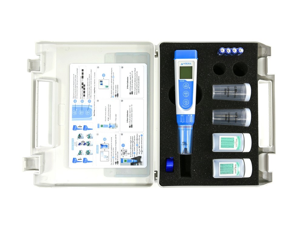 Apera Series EC60 Cond/TDS/Salinity Waterproof Conductivity Pocket Tester