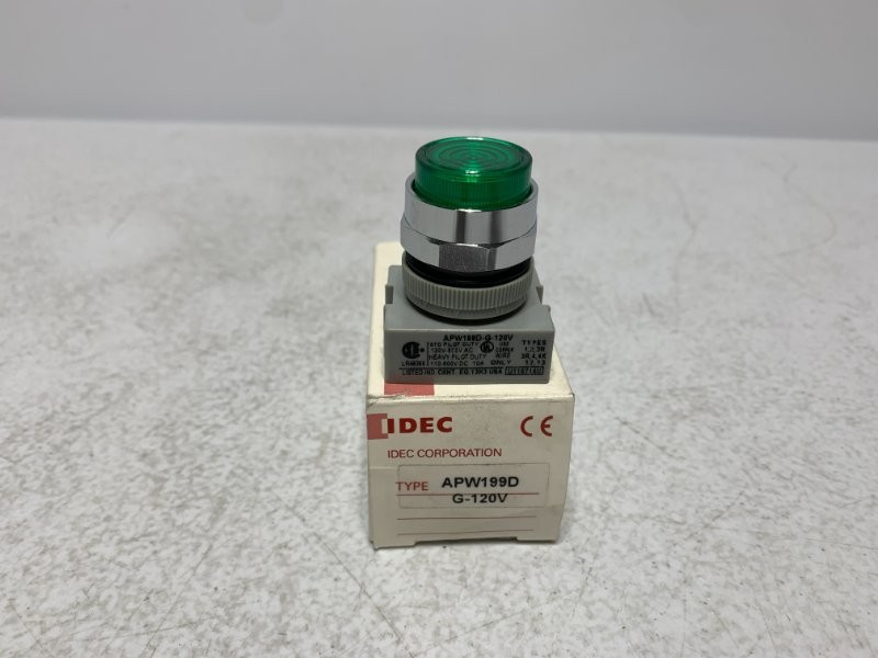 Idec APW199D-G-120V Pilot Light 120V LED Green 22mm
