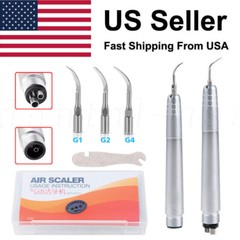 Dental NSK Style Ultrasonic Air Scaler Handpiece Super Sonic 2/4 Holes With Tips