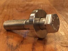 (4 pc) Custom EXTSW 10.16 mm ID x 23 mm OD x 3.5 mm Thick 316 Stainless Washer