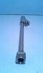Straight Tilt Lock Dual Foot Air Chuck Truck Tire Inflator 1/4″ FNPT 6″ Length