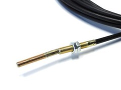 New 21ft Push Pull Cable w/ T-Handle 1/4-28 Threads Universal Fit