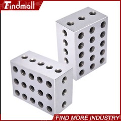 Ultra Precision 1 Matched Pair 2-3-4 Blocks 23 Holes .0002″ Precision New