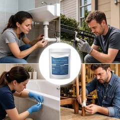 Steel Reinforced Epoxy Putty Waterproof Repair Clay for Metal Wood Car Crack Fix