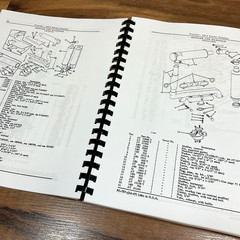 Service Manual Parts Catalog Set for John Deere 1010 Crawler Tractor Dozer Shop