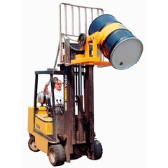 Global Industrial 1500 Lb. Capacity Forklift Tilting Drum Dumper