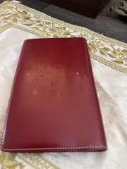 Filofax ‘Cuban’ Slimline personal organizer Red – 2010 NOS