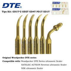 Woodpecker DTE Dental Ultrasonic Scaler Tips Kit Scaling Perio Endo EMS Satelec