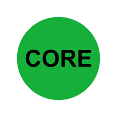 Core Labels – 2″ Round Green Quality Control Inventory Stickers 2RLS of 500EA
