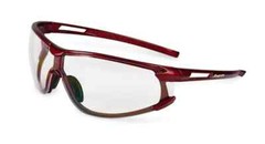 Safety Glasses Snap-on (Red Frame/ Clear Lens) Anti-Fog GLASS60R
