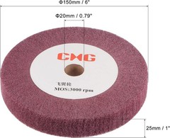 Durable 6″ Abrasive Flap Wheel – Perfect for Polishing Stainless Steel & Copper