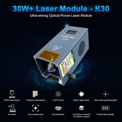 30W 20W 10W Optical Power Laser Module Kit for Laser Cutting Engraver DIY Tool