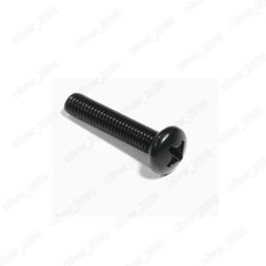Black 304 Stainless Steel Phillips Cross Pan Head Screws Bolts M1.6 M2 M3 M4