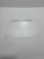 Lot of 45 Slatwall Shelves Shoe 12″ x 6″ Flat Styrene Clear Acrylic Slats