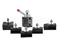 Shars 10 – 15 Quick Change Tool Post 6 Piece Set Piston Type #200 BXA NEW M}