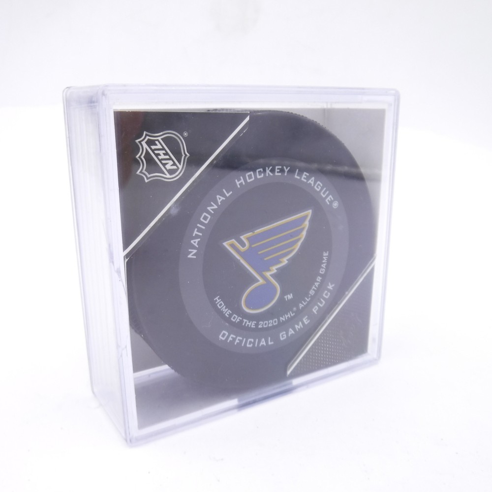 2019-2020 St. Louis Blues NHL Offical Game Puck Inglasco All-Star Game