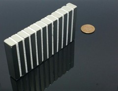 5 Neodymium Rare Earth N52 Bar Magnet 5,000 Gauss Super Strong 2″ x 1/2″ x 1/4″