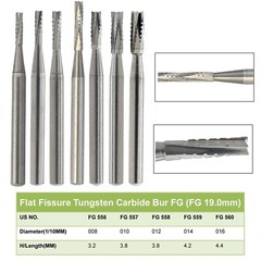 Wave Dental Carbide Bur Friction Grip FG 557 557L 169L 701 702L High Speed PRIMA