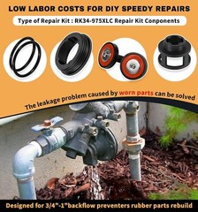 Inter Repair Kit For 3/4″-1″ Zurn Wilkins 975XL 975XL2 Backflow Preventer Parts