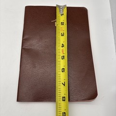 Bieffe Made in Italy Exercise Brown Lined Book Notebook Journal 8×5” Vntg Unused
