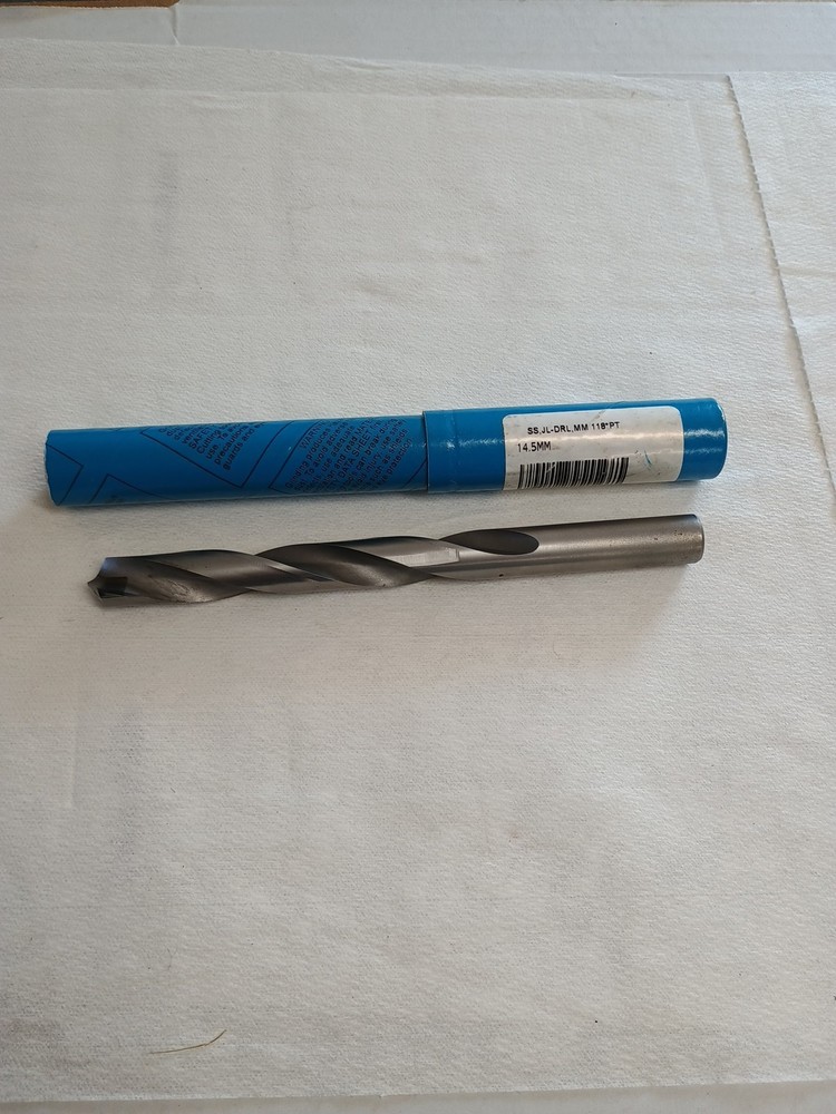 Carbide tipped Drill Bit 14.5 mm Rock River Tools USA 118d Point straight shaft