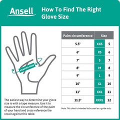Ansell Microflex Midknight Mk-296 Exam – Xl Black Of 100 Mk-296-Xl