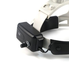 5W ENT Dental LED Headlight Adjustable High Intensity Black with Aluminum Box
