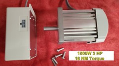 1500W Servo Motor Side Mount 2 HP 1,500 Watt Variable Speed Reverse on the fly