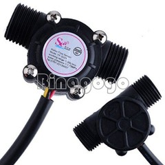 1/2″ Water Flow Sensor Water Control Effect Flow Meter Hall 1-30L/min