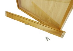 Golden Oak Finish Shadow Box Jersey Display Case 24″ x 35″ x 2 1/4″