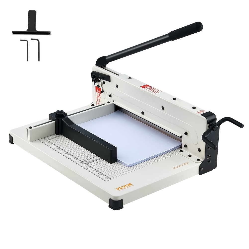 VEVOR Paper Cutter 12″ A4 Guillotine Paper Trimmer 400 Sheet Capacity Metal Base