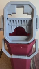 NEW & EASY – Dual Chamber Microfiber 360 Mop and Bucket With 8 Reusable Pads