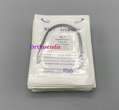 100Pcs Dental Ortho Super Elastic Niti Arch Wire Round Rectangular Wires Natural