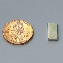 N52 Block Magnets – 1/2″ L x 1/4″ W x 1/16″ H – 100 Pack, Powerful Small Rare…