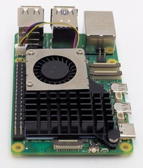 Raspberry Pi 5 Model B 4GB Single Board Computer with Official Active Cooler Fan