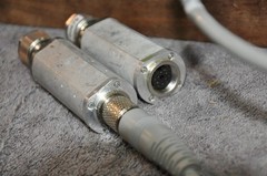HP 8485A power sensor %0 Mhz-26 Ghz No covers and read 10db High