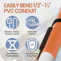 Electric PVC Heating Blanket – ½”-1½” 120V