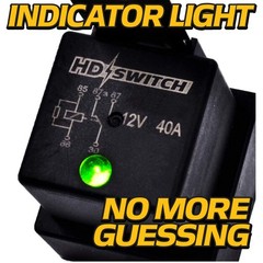 HD Switch -2 Pack- Waterproof Relay w/LED Indicator Replaces Hella 4RD-960388…