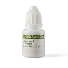 Dental Zinc Oxide Eugenol Cement Kit Self-Curing for Temporary Crowns & Bridges